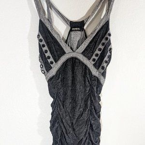 Primevil like Salvage Ruched Tunic Top